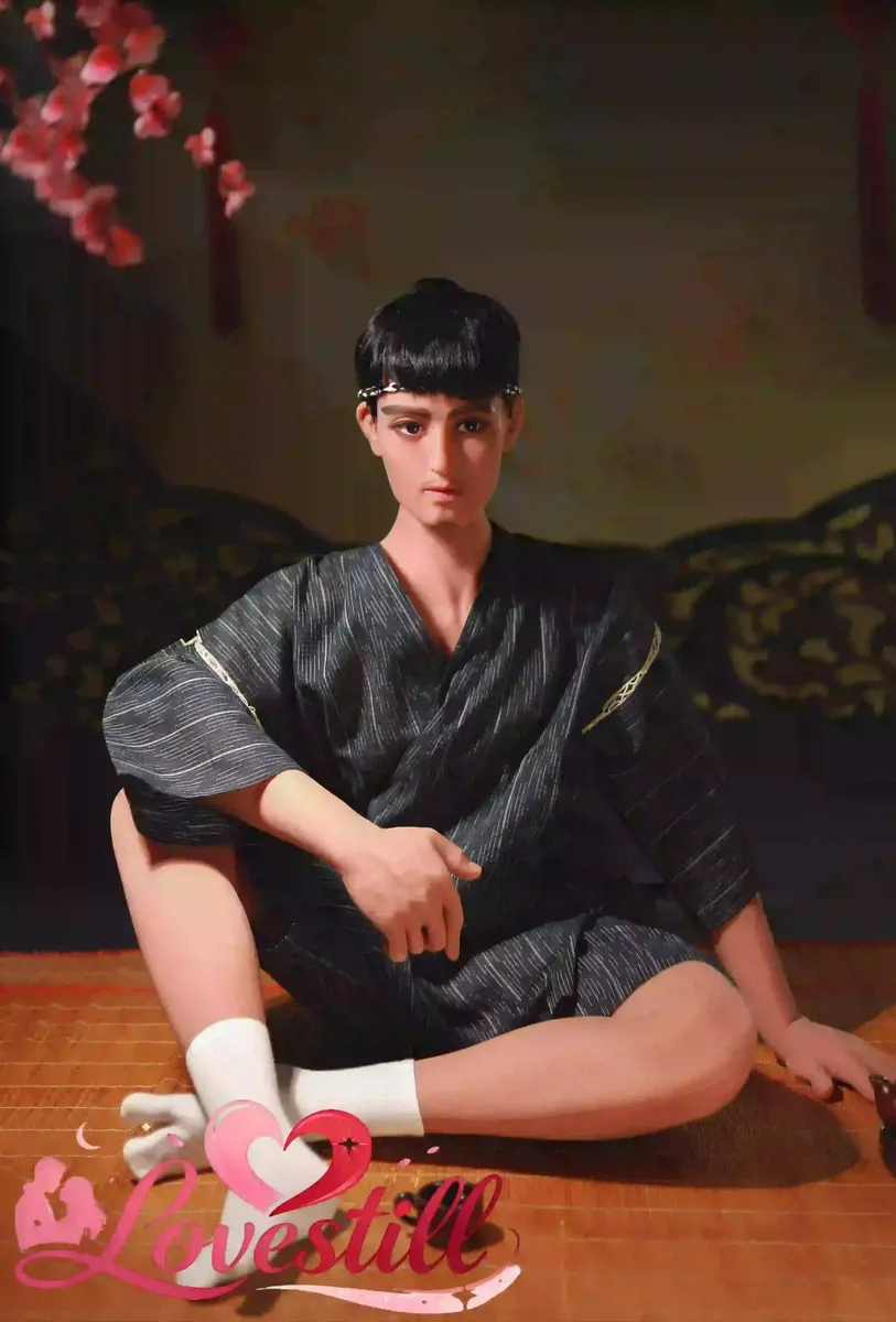165cm 黒髪ボブ メンズドール(褐色肌)|和装が映える等身大男性ボディ・アナル&口対応(身長165cm・TPE製)|Lovestill 正規品|関連商品画像