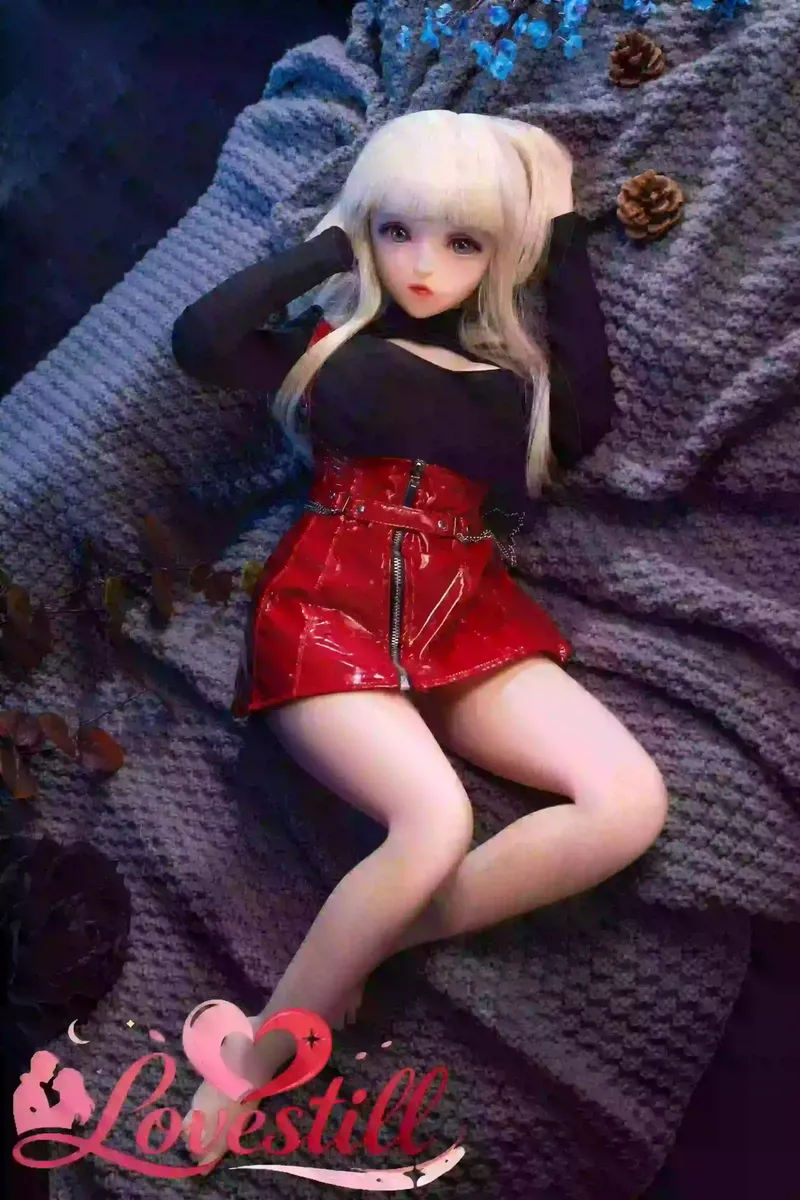 80cm ミニドール プラチナブロンド|アニメ系フェイス・2穴・軽量7kgの小型リアルドール(身長80cm・TPE製・2穴)|Lovestill 正規品|関連商品画像