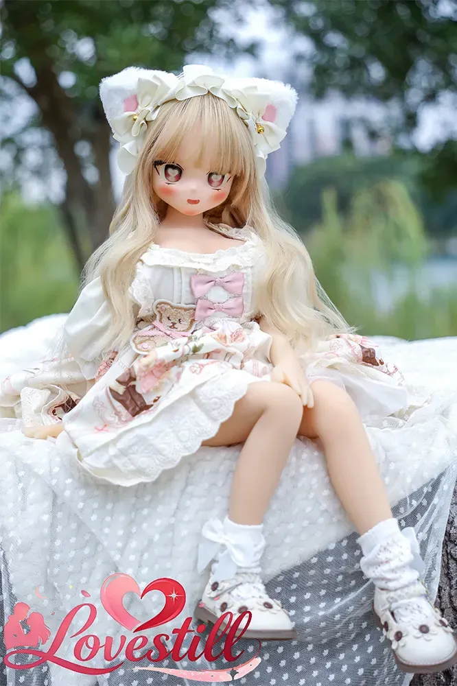 84cm ミニドール クラシカルフリルドレス|猫耳ボンネット・1穴・約8kgの小型アニメドール(身長84cm・TPE製・1穴)|Lovestill 正規品|関連商品画像
