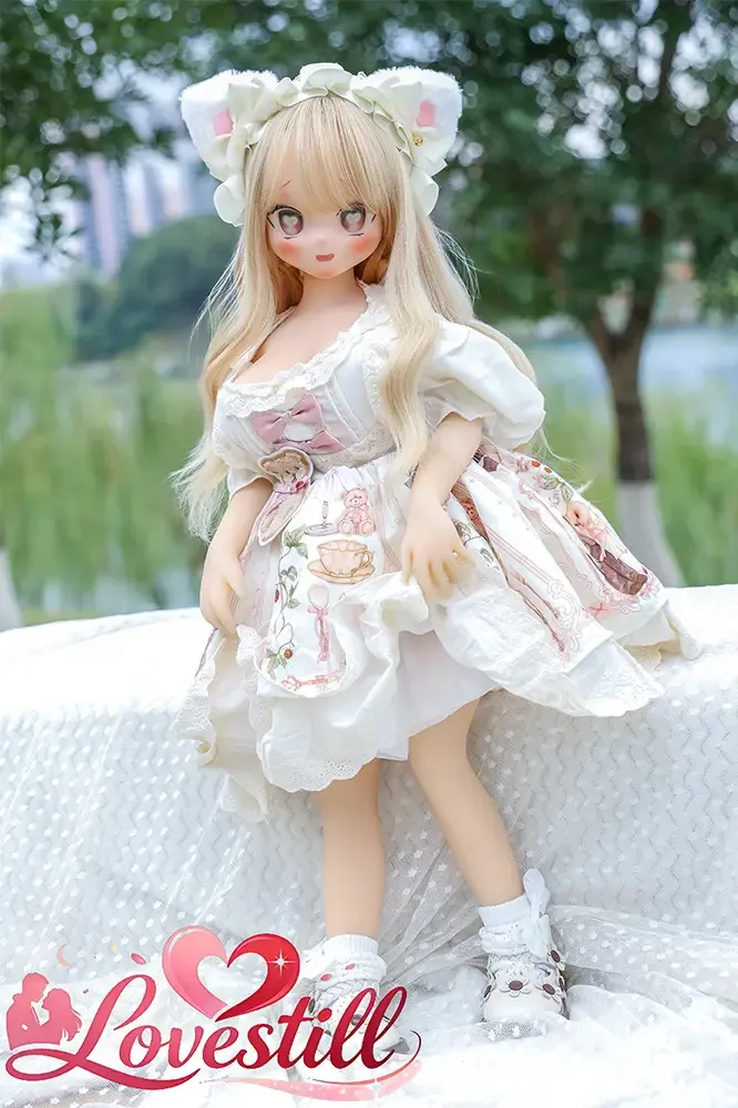 84cm ミニドール クラシカルフリルドレス|猫耳ボンネット・1穴・約8kgの小型アニメドール サムネイル 3 84cm ミニドール クラシカルフリルドレス|猫耳ボンネット・1穴・約8kgの小型アニメドール(身長84cm・TPE製・1穴)|Lovestill 正規品|サムネイル3