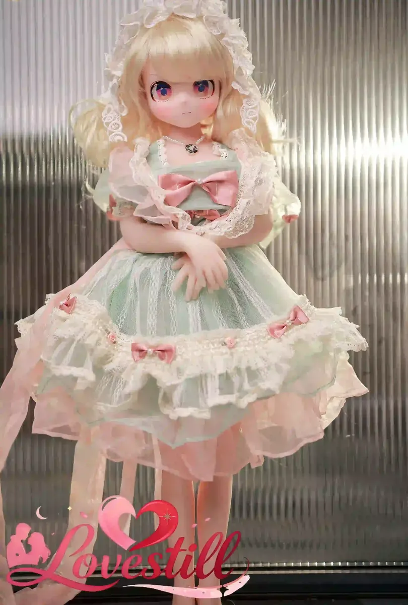 84cm ミニドール ブロンドカール|パープルアイ・1穴・約8kgの小型アニメドール サムネイル 1 84cm ミニドール ブロンドカール|パープルアイ・1穴・約8kgの小型アニメドール(身長84cm・TPE製・1穴)|Lovestill 正規品|サムネイル1